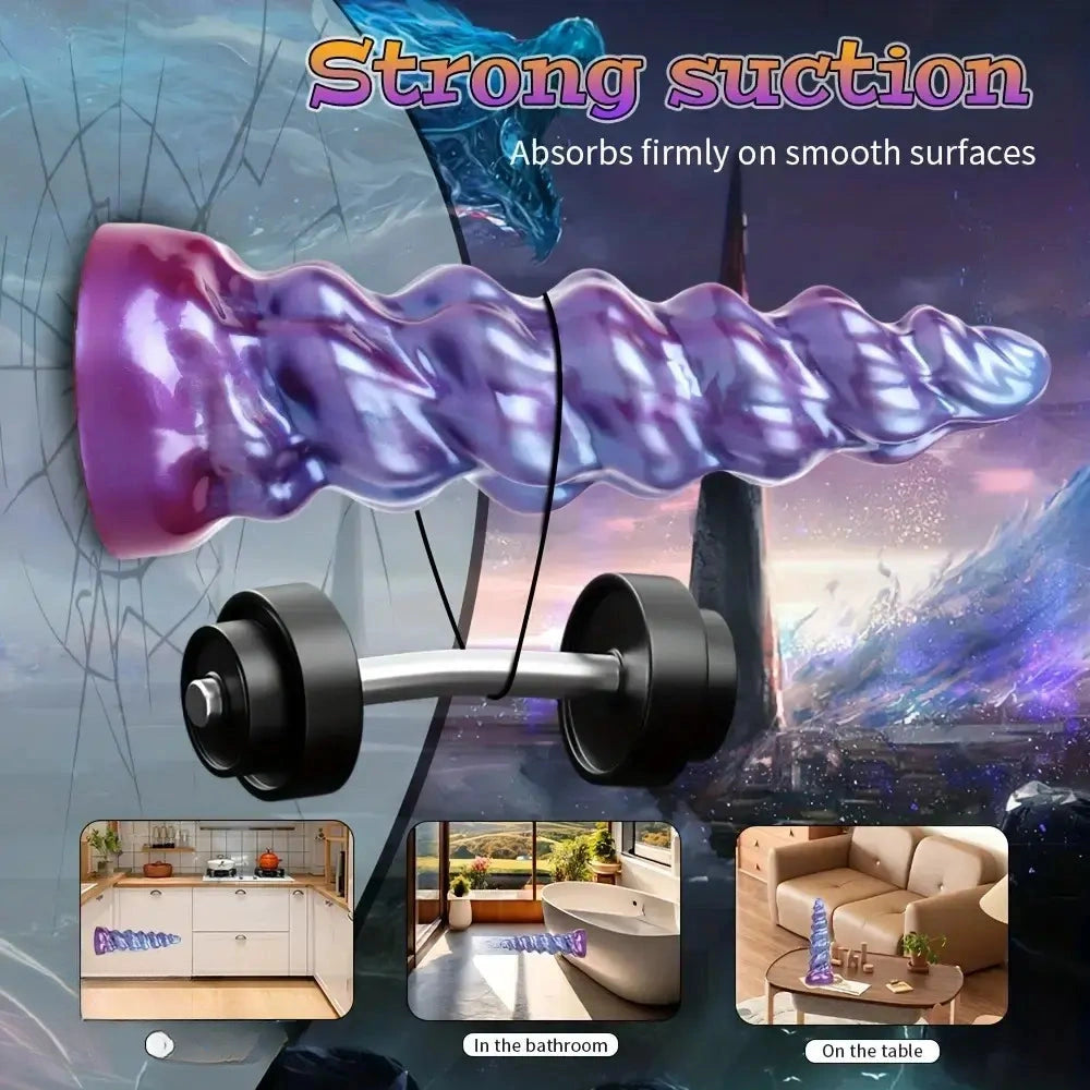 7.2in 10.07in 13.14in Fantasy Monster Silicone Dildo For Women Men Sex Toy