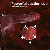 7.2in 7.3in Soft Flexible Liquid Silicone Realistic Penis Dildo Sex Toy