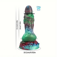 7.2in 8.34in 9.56in Silicone Soft Fantasy Dragon Monster Dildo Love Toy