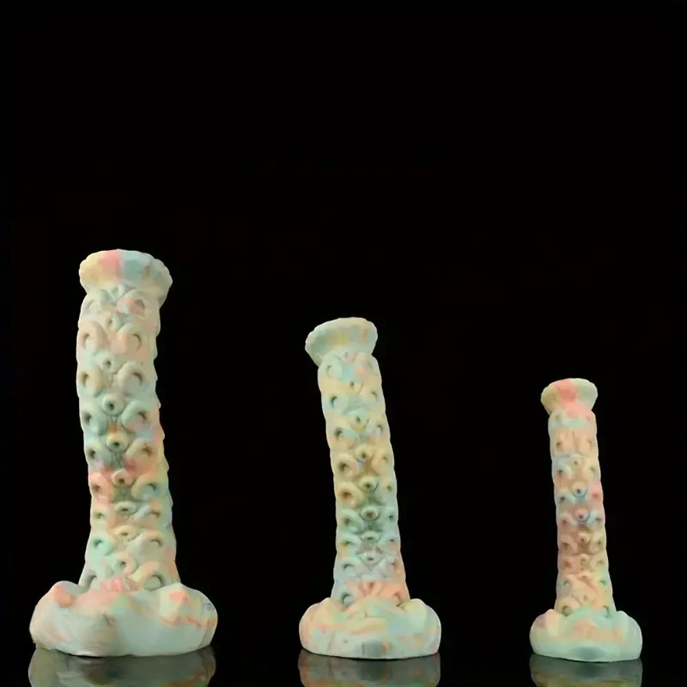 7.2in 8.85in 9.44in Soft Silicone Fantasy Dildo For Prostate Training