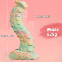 7.2in 8.85in 9.44in Soft Silicone Fantasy Dildo For Prostate Training
