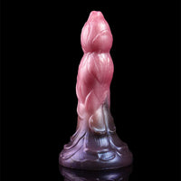 7.2in Dual Density Silicone Fantasy Dildo Pleasure Toy For Men Women