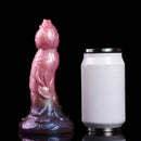 7.2in Dual Density Silicone Fantasy Dildo Pleasure Toy For Men Women
