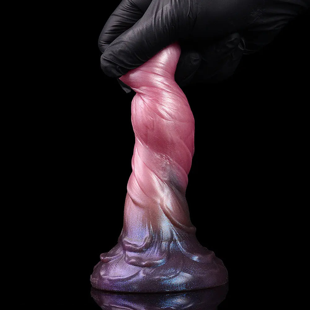 7.2in Dual Density Silicone Fantasy Dildo Pleasure Toy For Men Women