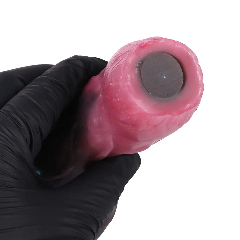 7.2in Dual Density Silicone Fantasy Dildo Pleasure Toy For Men Women