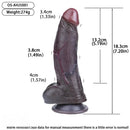 7.2in Dual Density Silicone Soft Real Dildo Ideal For Couples Boyfriend