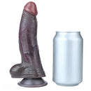 7.2in Dual Density Silicone Soft Real Dildo Ideal For Couples Boyfriend