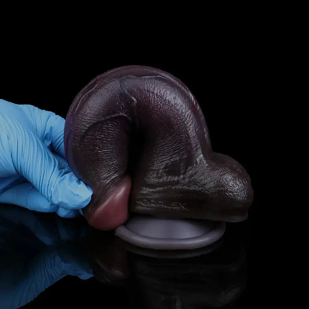 7.2in Dual Density Silicone Soft Real Dildo Ideal For Couples Boyfriend