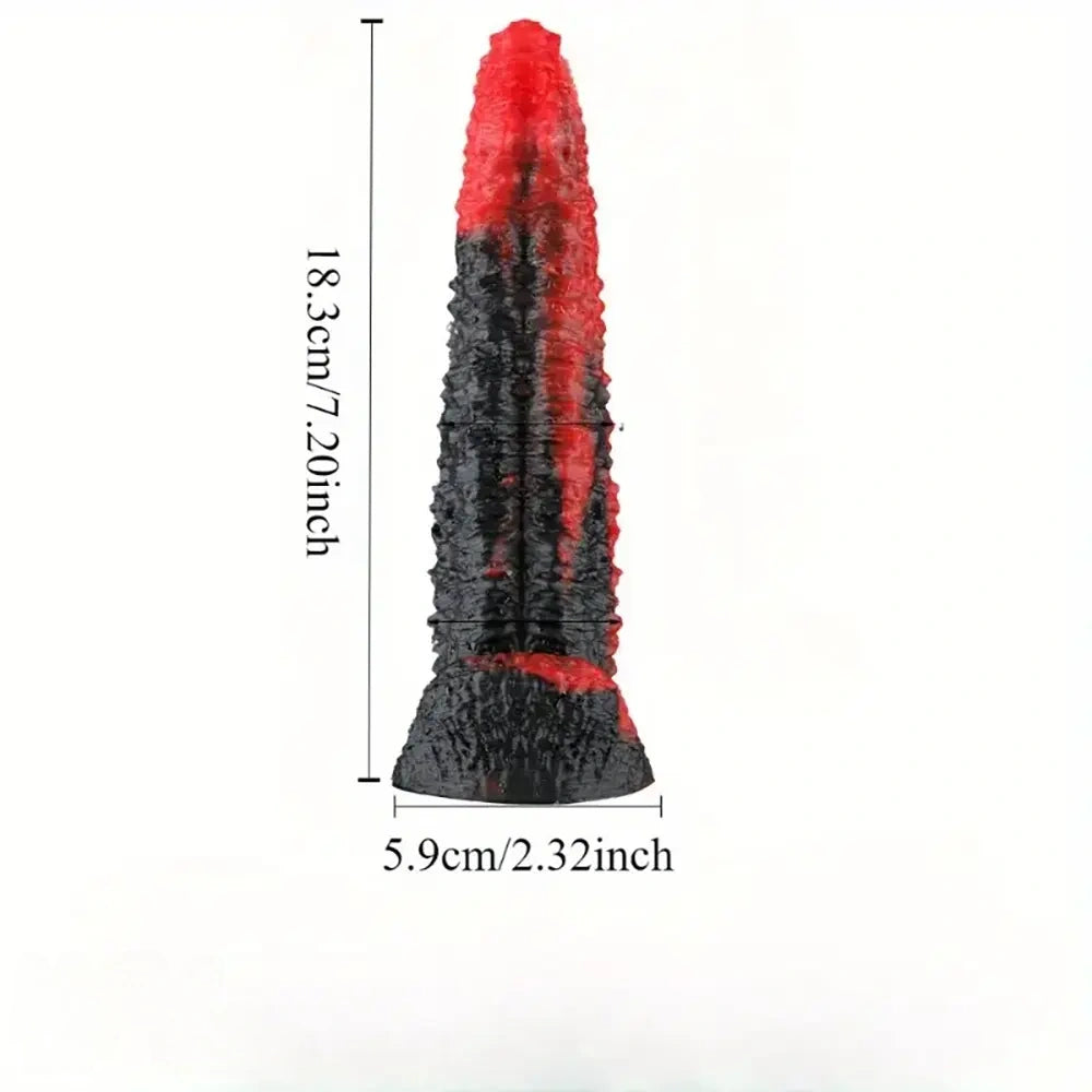 7.2in Fantasy Monster Dildo Penis Sex Toy Female G Spot Masturbator