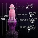 7.2in Fantasy Monster Silicone Dildo Self-Retreative Sexual Cock Tool