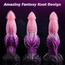 7.2in Fantasy Monster Silicone Dildo Self-Retreative Sexual Cock Tool