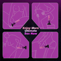 7.2in Fantasy Monster Silicone Dildo Self-Retreative Sexual Cock Tool