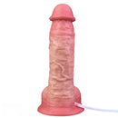7.2in Liquid Silicone Double Layer Realistic Cumming Dildo For Ejacluting