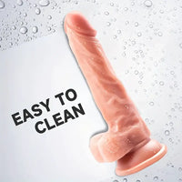 7.2in Premium Realistic Dildo With Lifelike Testicle For G Spot Sex