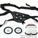 7.2in Ribbed Wolf Realistic Penis Cock Strap on Dildo Harness Belt Sex Toy