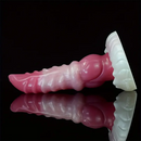 7.2in Ribbed Wolf Realistic Penis Cock Strap on Dildo Harness Belt Sex Toy
