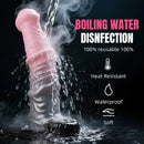 7.32in Horse Cock Sleeve Dildo Thickening Penis Sleeve Soft Armor Style