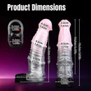 7.32in Horse Cock Sleeve Dildo Thickening Penis Sleeve Soft Armor Style