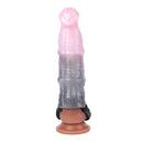 7.32in Horse Cock Sleeve Dildo Thickening Penis Sleeve Soft Armor Style
