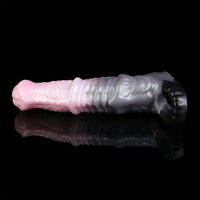 7.32in Horse Cock Sleeve Dildo Thickening Penis Sleeve Soft Armor Style