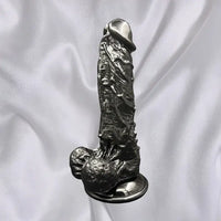 7.32in Realistic Texture PVC Dildo G-Spot Stimulating Handheld Toy