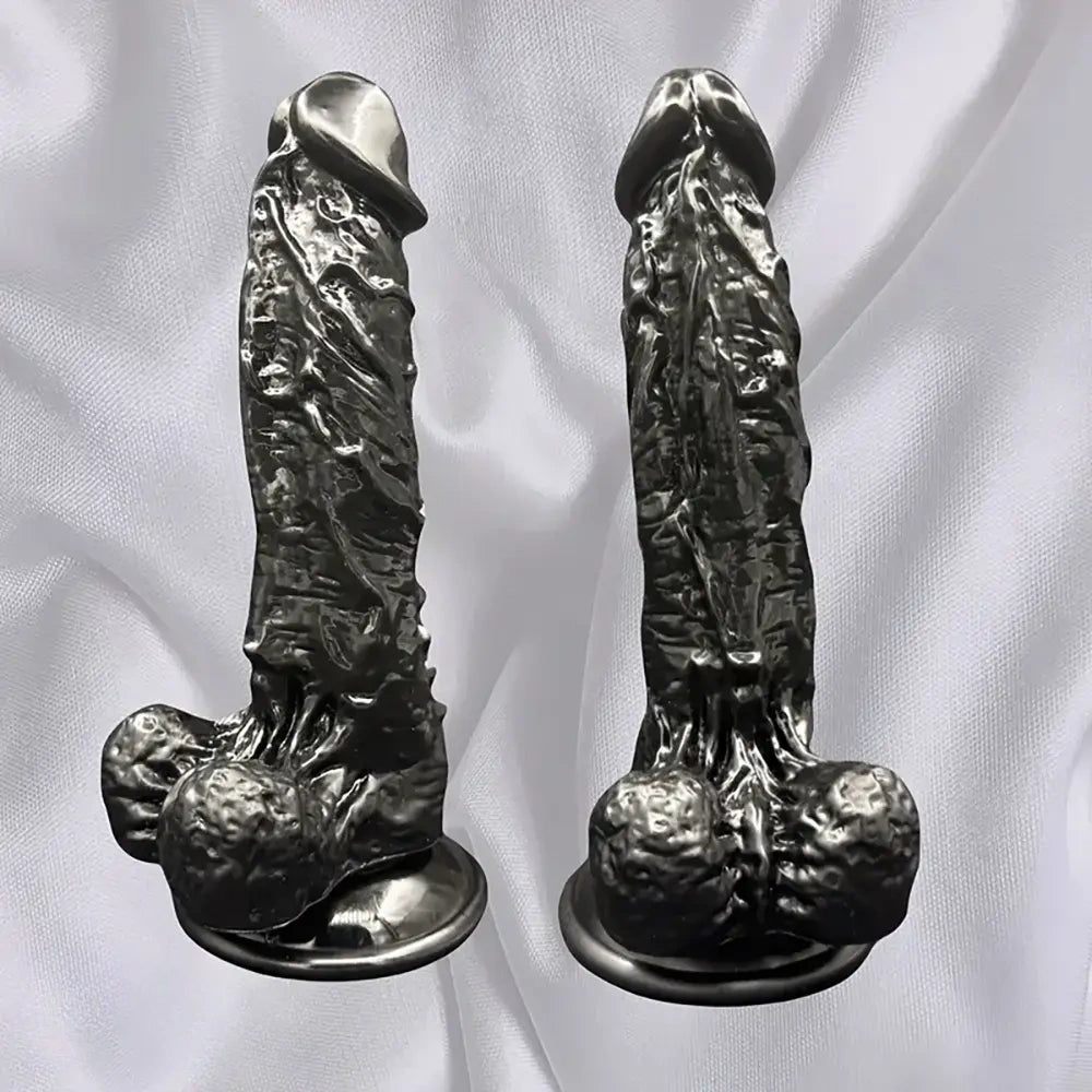 7.32in Realistic Texture PVC Dildo G-Spot Stimulating Handheld Toy