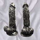 7.32in Realistic Texture PVC Dildo G-Spot Stimulating Handheld Toy