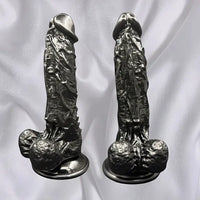 7.32in Realistic Texture PVC Dildo G-Spot Stimulating Handheld Toy