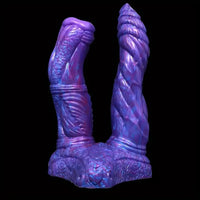 7.36in 7.99in 8.07in U-shaped Double-headed Monster Dildo With Sucker