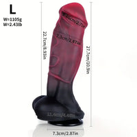 7.36in 9.25in 10.9in Thick Big Fantasy Silicone Dildo For Women Men Sex