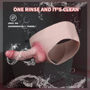 7.36in Hollow Lifelike Strap on Dildo Panty Protruding Veins Realistic Penis