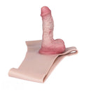 7.36in Hollow Lifelike Strap on Dildo Panty Protruding Veins Realistic Penis