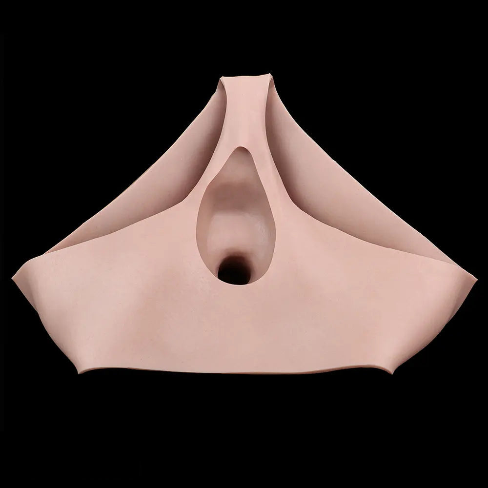 7.36in Hollow Lifelike Strap on Dildo Panty Protruding Veins Realistic Penis