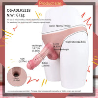 7.36in Hollow Strap on Dildo Panty With Realistic Skin Texture Couples