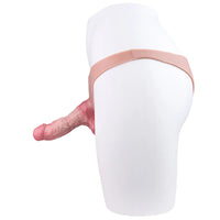 7.36in Hollow Strap on Dildo Panty With Realistic Skin Texture Couples