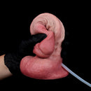 7.36in Realistic Vessel Appearance Dual Density Silicone Ejaculating Dildo