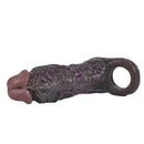 7.36in Soft Dildo Sheath With Ejaculation Ring For Pleasure & Discreet Use