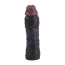 7.36in Vibrating Dildo Sleeve Friendly Flexible Rooster Veins Dildo Sleeve