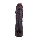 7.36in Vibrating Dildo Sleeve Friendly Flexible Rooster Veins Dildo Sleeve