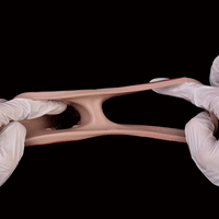 7.36in Vibrating Realistic Remote Silicone Hollow Dildo Sleeve Extender