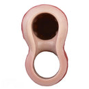 7.36in Vibrating Realistic Remote Silicone Hollow Dildo Sleeve Extender