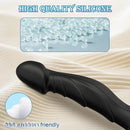 7.36in Vibrating Silicone Soft Automatic Electric Female Male Dildo