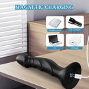 7.36in Vibrating Silicone Soft Automatic Electric Female Male Dildo