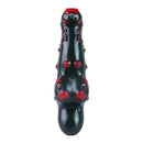 7.38in Alien-Like Colorful Bumps Liquid Silicone Dual-Use Dildo For Men