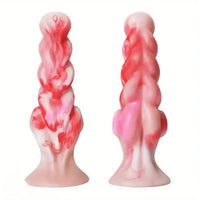 7.3in Fantasy Silicone Soft Cock Dildo For Hands-Free Sex Love Play