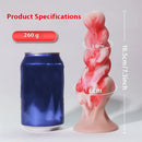 7.3in Fantasy Silicone Soft Cock Dildo For Hands-Free Sex Love Play