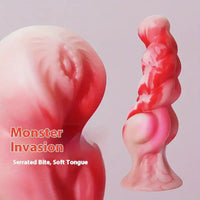 7.3in Fantasy Silicone Soft Cock Dildo For Hands-Free Sex Love Play
