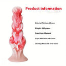 7.3in Fantasy Silicone Soft Cock Dildo For Hands-Free Sex Love Play