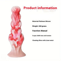 7.3in Fantasy Silicone Soft Cock Dildo For Hands-Free Sex Love Play
