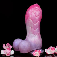 7.3in Real Dog Penis Animal Dildo For Vagina Anal Massager Flirting Toy